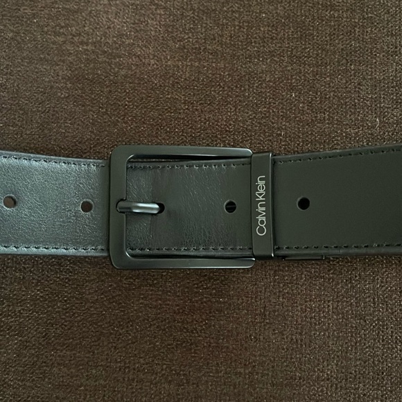 Calvin Klein Reversible Belt Black Brown Size M 34 - 36 - Picture 2 of 5